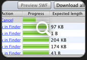 Find downloaded video in Finder