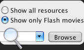 Lecteur SWF OS X SWF FLV Player OS X