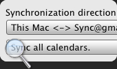Sync Google and Mac in three directions Synchronize Mac Mini Google