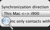 Sync Mac mobile