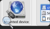 Connect Mac and any mount storage devices Sync Mac mounted devices