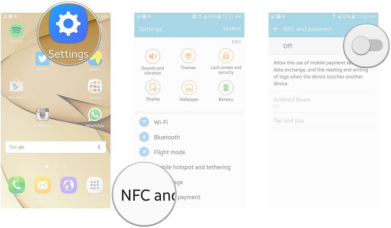 Android Beam verwendet NFC, um Musik von einem anderen auf ein Android-Telefon zu übertragen.