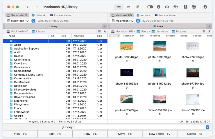 Commander One is a versatile file manager for Mac