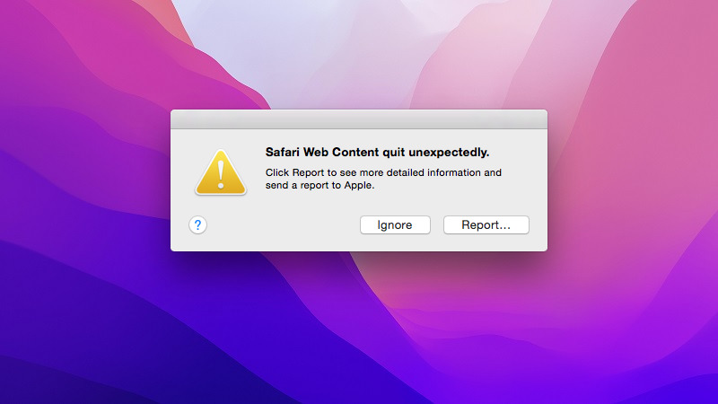 You can send a report to Apple so they know about the problem.