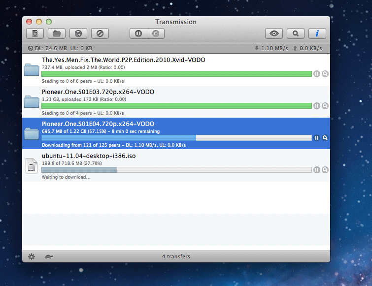 mac torrent client transmission