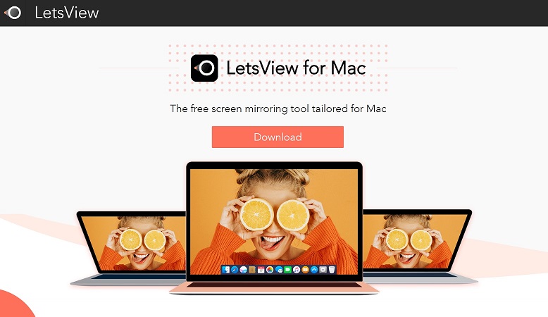 Schließen Sie LG über LetsView an Mac an.