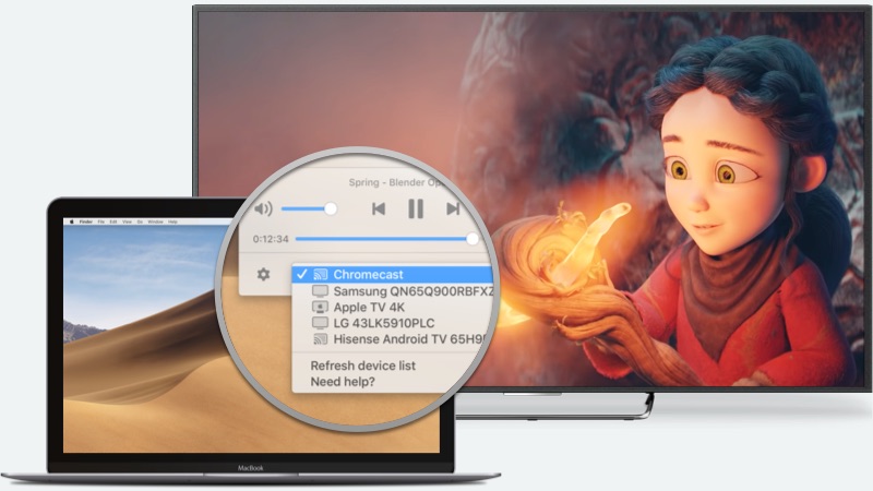 Cómo conectar Mac a Samsung con JustStream.