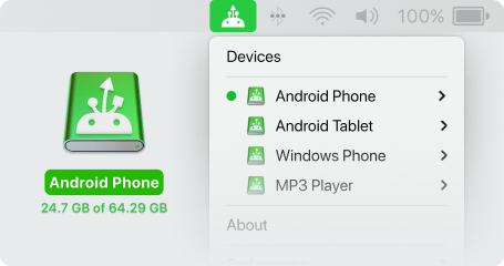 And that’s it - you can start Android file transfer process