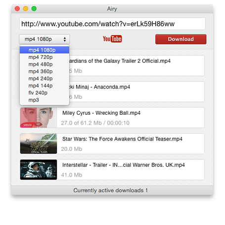YouTube downloader for Mac YouTube downloader for Mac