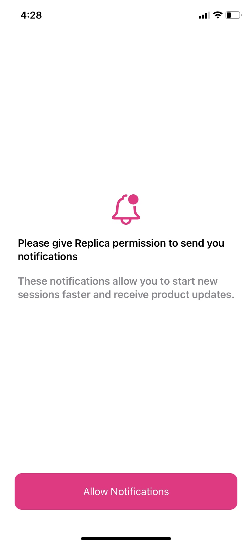 Allow Replica to send you notifications