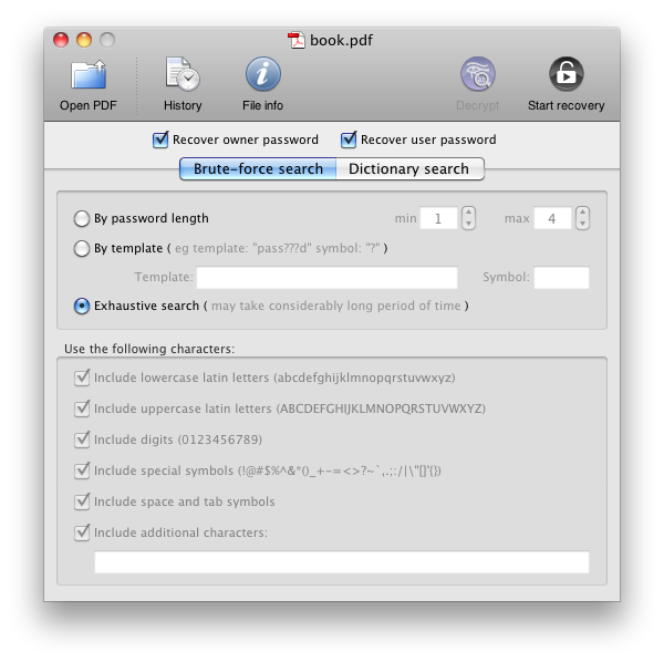 recovery key for mac