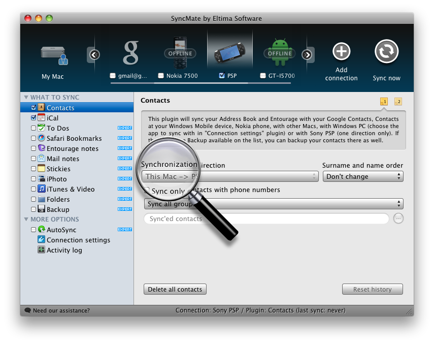 The missing sync for sony psp for mac mac