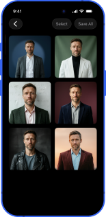 Tap Generate to start the process