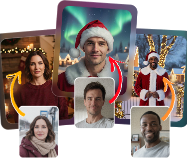 Generate AI Christmas portraits