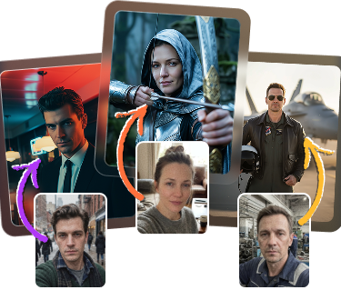 Generate AI cinematic photos