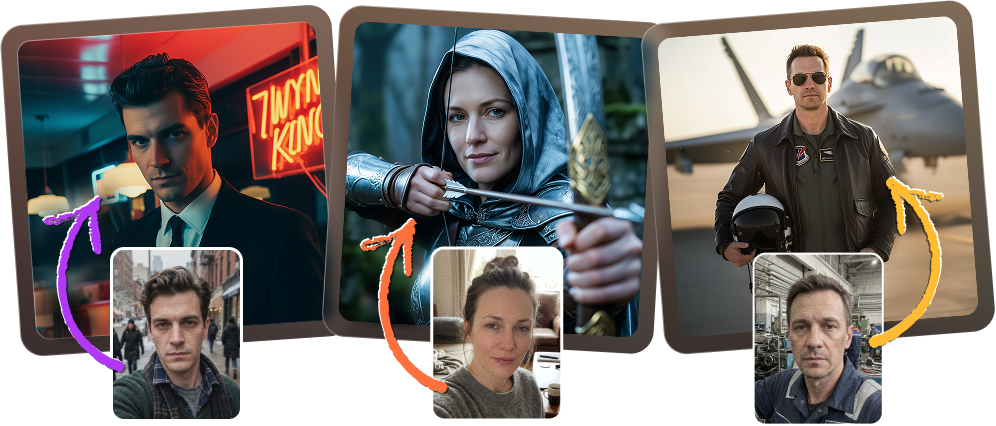 Generate AI cinematic photos