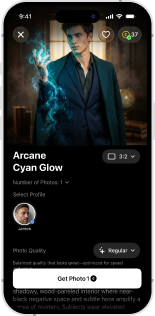 Select a template for your photo