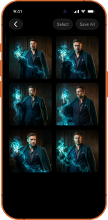 Tap Generate to start the process