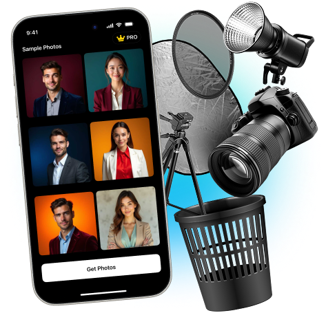 Share your AI portrait on social media