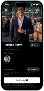 Select a template for your photo