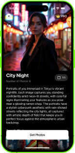 Select a template for your photo