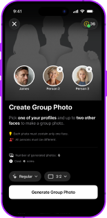 Select a template for your photo