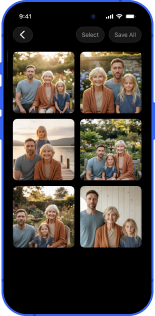 Tap Generate to start the process