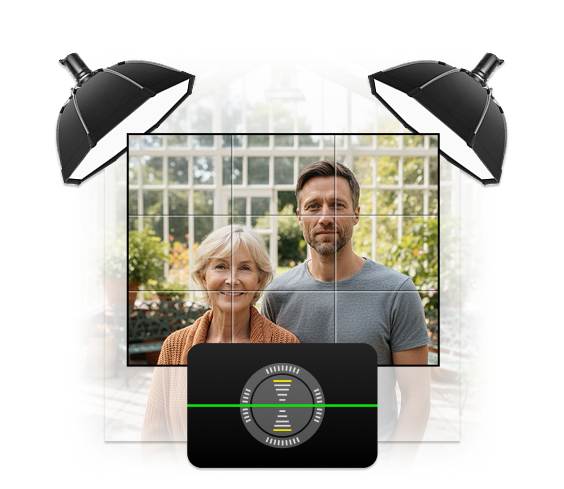 Customize the size of your Christmas photos