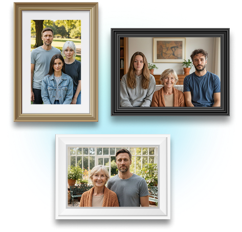 Customize the size of your Christmas photos