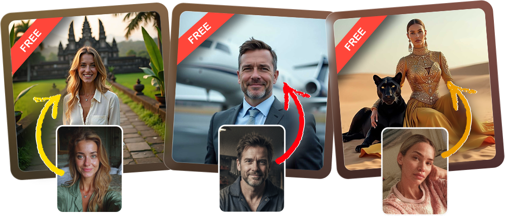 Generate free AI portraits