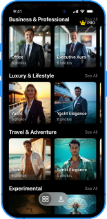 Unlock Premium Packs to generate your photos