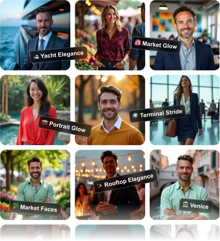 Explore a variety of templates for your photos