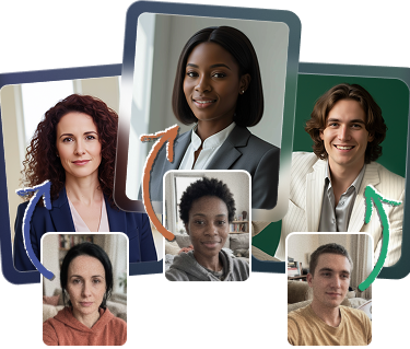 Generate AI hairstyle photos