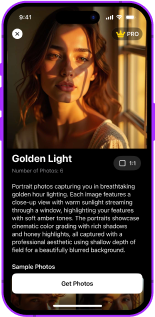 Select a template for your photo