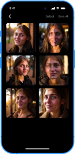 Tap Generate to start the process