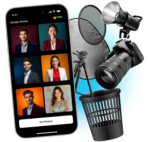 Make LinkedIn photos like studio-quality portraits