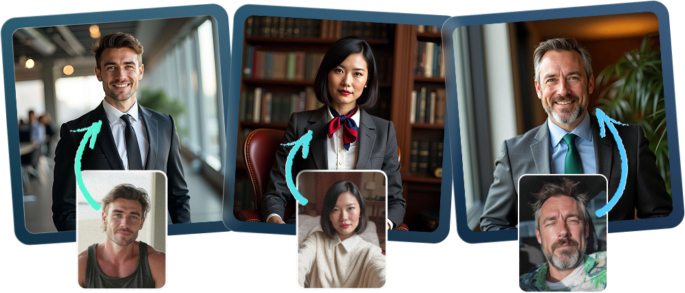 Generate AI LinkedIn photos