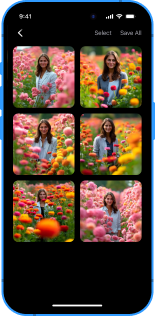 Tap Generate to start the process