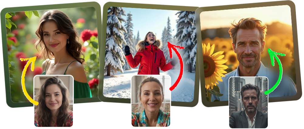 Generate AI nature portraits