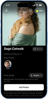 Select a template for your photo