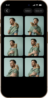 Tap Generate to start the process