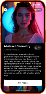 Select a template for your photo