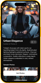 Select a template for your photo