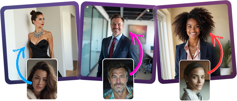 Generate AI portraits