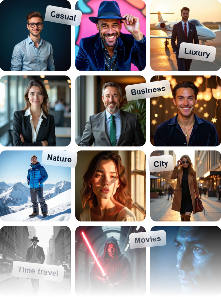Explore a variety of templates for your photos