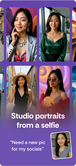Make AI portrait from a selfie