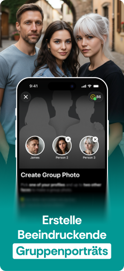 KI-Porträt aus einem Selfie erstellen