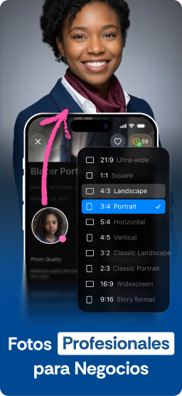 Genera una foto profesional con IA para tu CV