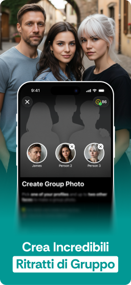 Crea un ritratto AI da un selfie