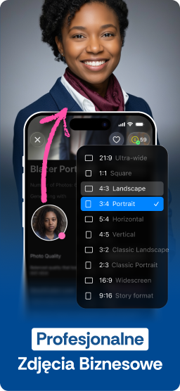 Generuj AI zdjęcia biznesowe do CV